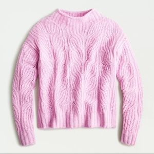 J. Crew Pointelle Cable Sweater